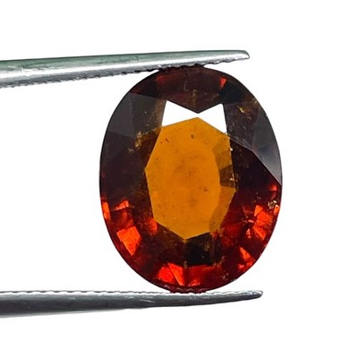 10 Cts Certified Natural Hessonite Garnet Sri Lanka Loose Untreated Gemstone