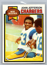 1979 Topps #217 JOHN JEFFERSON San Diego Chargers ROOKIE RC
