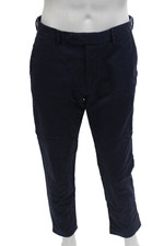 J Crew Mens Chino Dress Pants Dark Blue Cotton Stretch Size 31