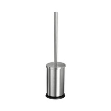 Stainless Steel Toilet for Brush Holder Set with Stable Base and Clean Lines