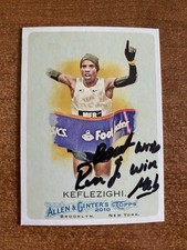 Meb Keflezighi Marathon 2010 Topps Allen & Ginter Autograph Signed Card #205