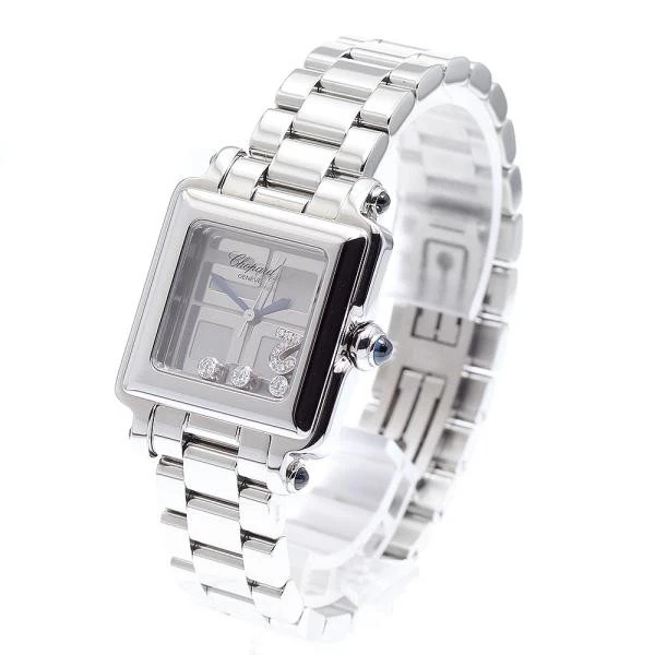 Chopard — Chopard Happy Sport 2000 27/8888-23 27mm SS Silver Dial Quartz Date Watch #C6547