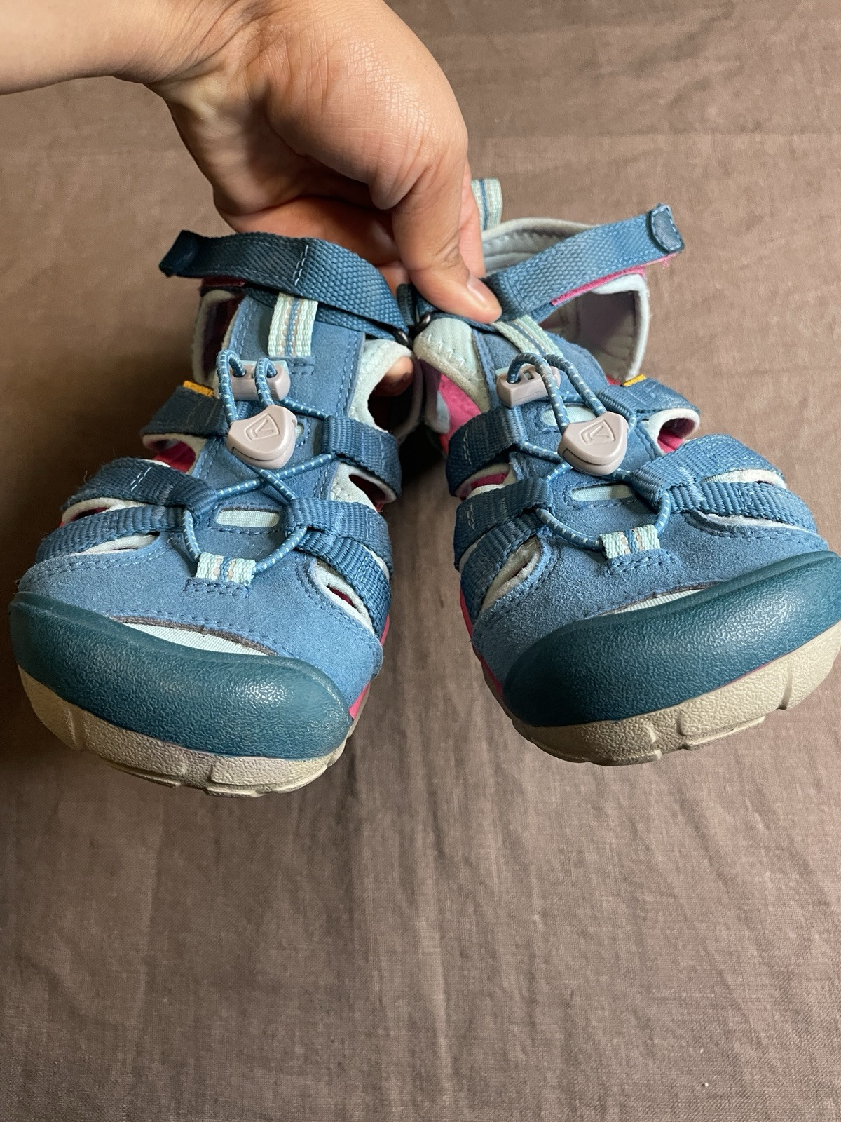 Sandali blu KEEN bambini taglia 3 Newport H2 bambini ragazze impermeabili escursionismo trekking