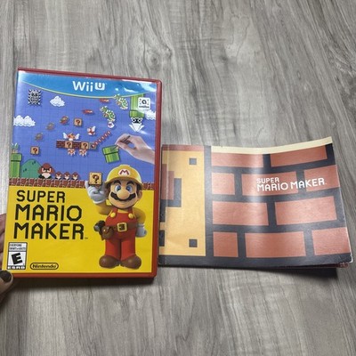 Nintendo Wii U - Super Mario Maker - With Box And Booklet