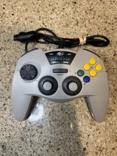 NYKO Alpha Pro Nintendo 64 N64 Gray Controller Tested Works Aftermarket