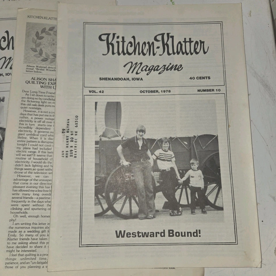 Kitchen-Klatter Magazine 1975,76,77,78,79 -31 Issues total.  Vintage historical. - Image 2 of 4