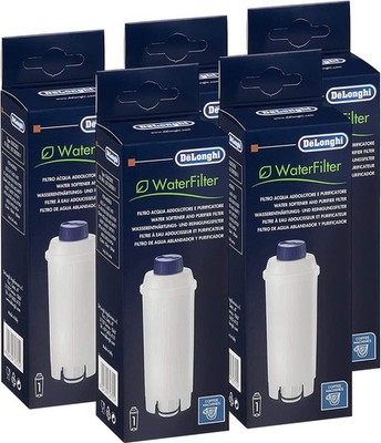 De'Longhi Wasserfilter DLS C002 für Kaffeevollautomaten 5 Stück