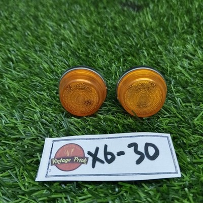 Vintage ARIC 33137531 Amber Side Marker Lights Fiat Uno Lancia Y10 Style Pair