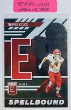2023 Panini Donruss Elite - Spellbound Travis Kelce #SB-TK2 Green