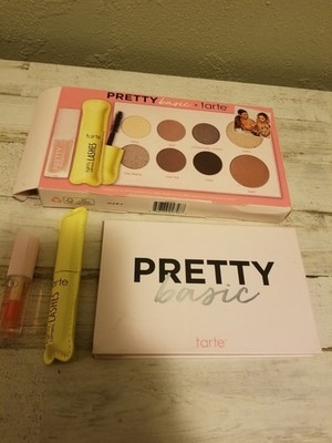 Pretty Basic x Tarte palette Eyeshadow Mascara makeup Rare