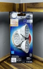 GE LED Lights 93095550 Bright White Indoor Flood Dimmable 6.5 Watt 3 Pack.