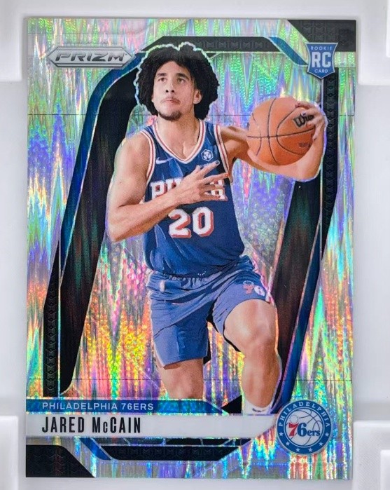 Jared McCain 2024-25 Panini Prizm RC Silver Skewed /249 #222