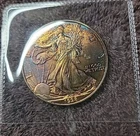 1998  American Silver Eagle 🌈Toned #200