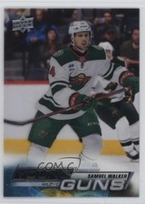 2022-23 Upper Deck Extended Series Young Guns Clear Cut Samuel Walker #723 1ss3