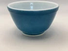 Vintage Pyrex Primary Blue #401 Nesting Mixing Bowl 1 1/2 pints U.S.A. Trademark
