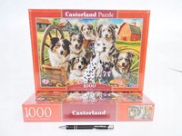 5904438105410 Puzzle 1000 Happy Dogs In The Countryside Castor Castorland