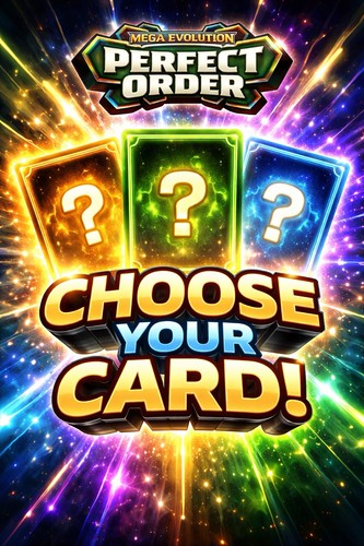 Pokemon Mega Evolution: Perfect Order Choose Your Card 