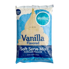 Frostline Soft Serve Ice Cream Mix 6 lb. (Pack of 6), (Various Flavours)