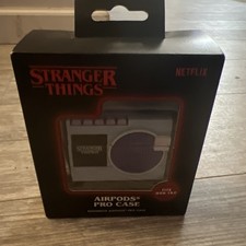 STRANGER THINGS AirPods Pro Case BOOMBOX Vintage Style - HTF New Sealed