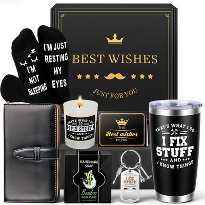 Giftota Gifts for Him, Funny Birthday Gift Men Handyman Small, Black