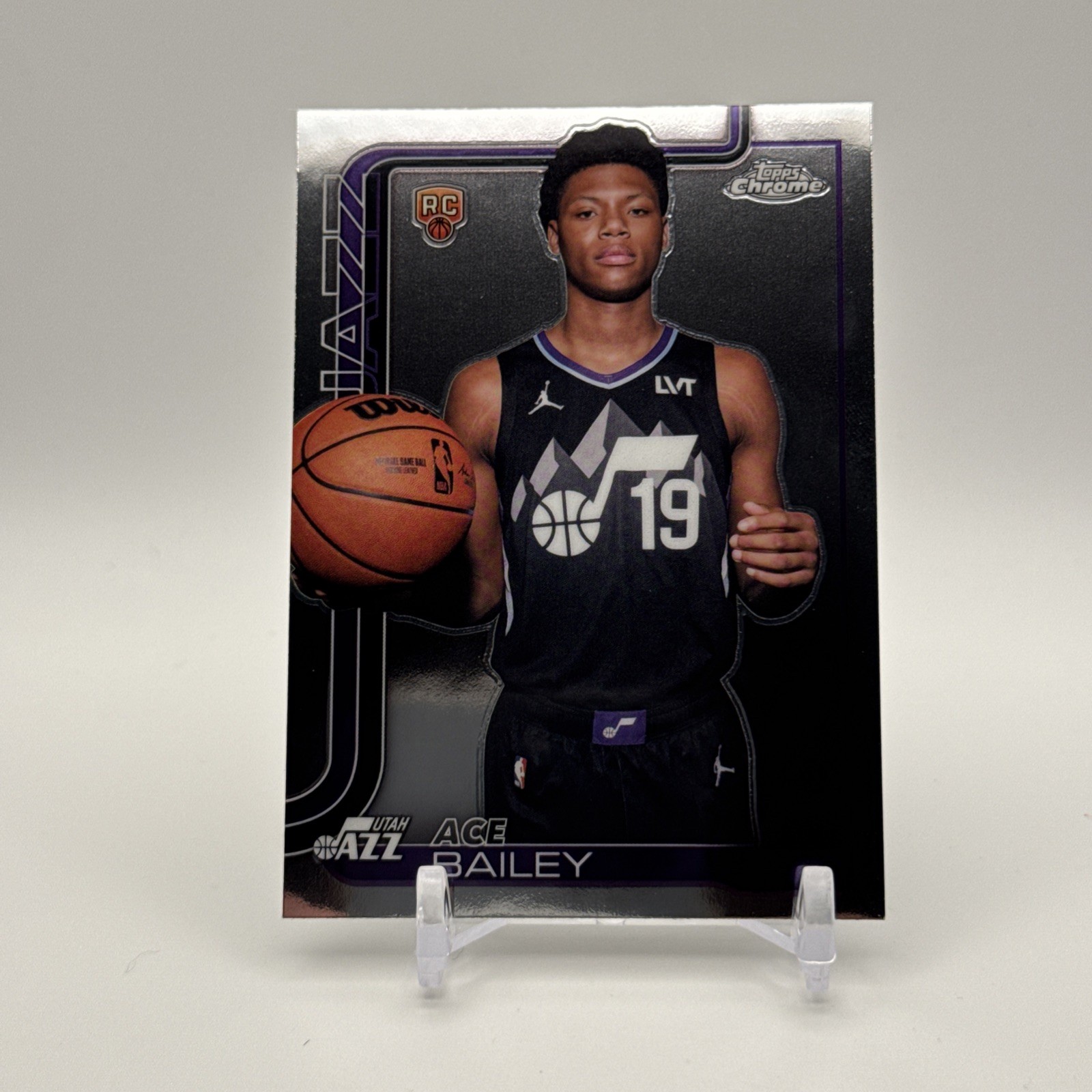 2025-26 Topps Chrome Ace Bailey Rookie Image Photo Variation #255 SSP MINT 🔥