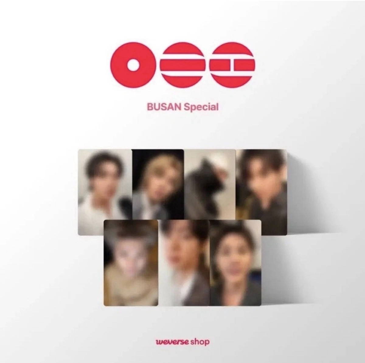 BTS ARIRANG Busan Concert Entry Photocard OT7 7PC Set Original