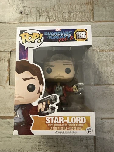 Funko Pop Star-Lord 198 Marvel Guardians Of The Galaxy Vol 2