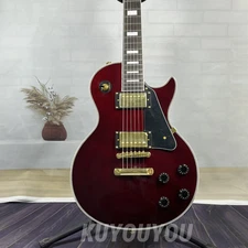 H Custom Shop Wine Red electric guitar bone nut gold color hardware ship quickly