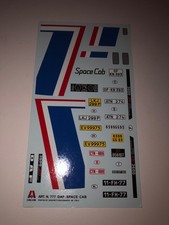 1/24 ITALERI DECALQUES POUR MAQUETTE DAF 3600 SPACE CAB NEUF
