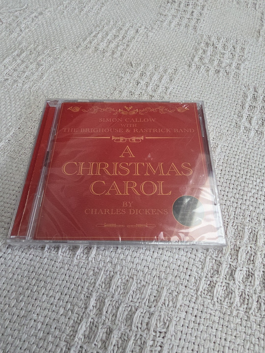 Simon Callow With the Brighouse & Rastrick Band - A Christmas Carol 2x CD New