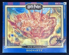 Harry Potter Hogwarts 500 Piece Complete New York Puzzle Company Jigsaw 24" X 18