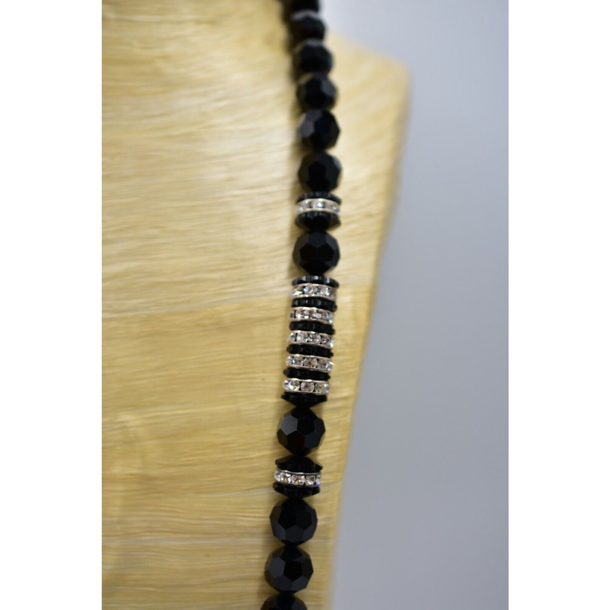 Faith Porter Vintage Necklace Swarovski Strass Lead Art Nouveau Crystal 90s Bin6 View 6