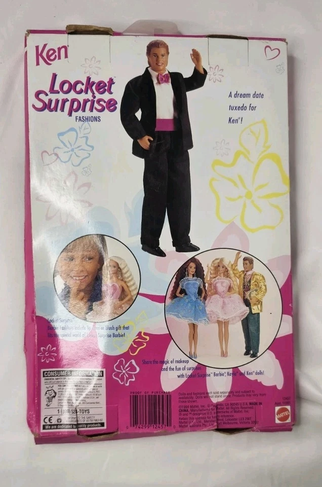 1995 Vintage Mattel Barbie Ken Fashion Tuxedo NEW in BOX - Image 2 of 3