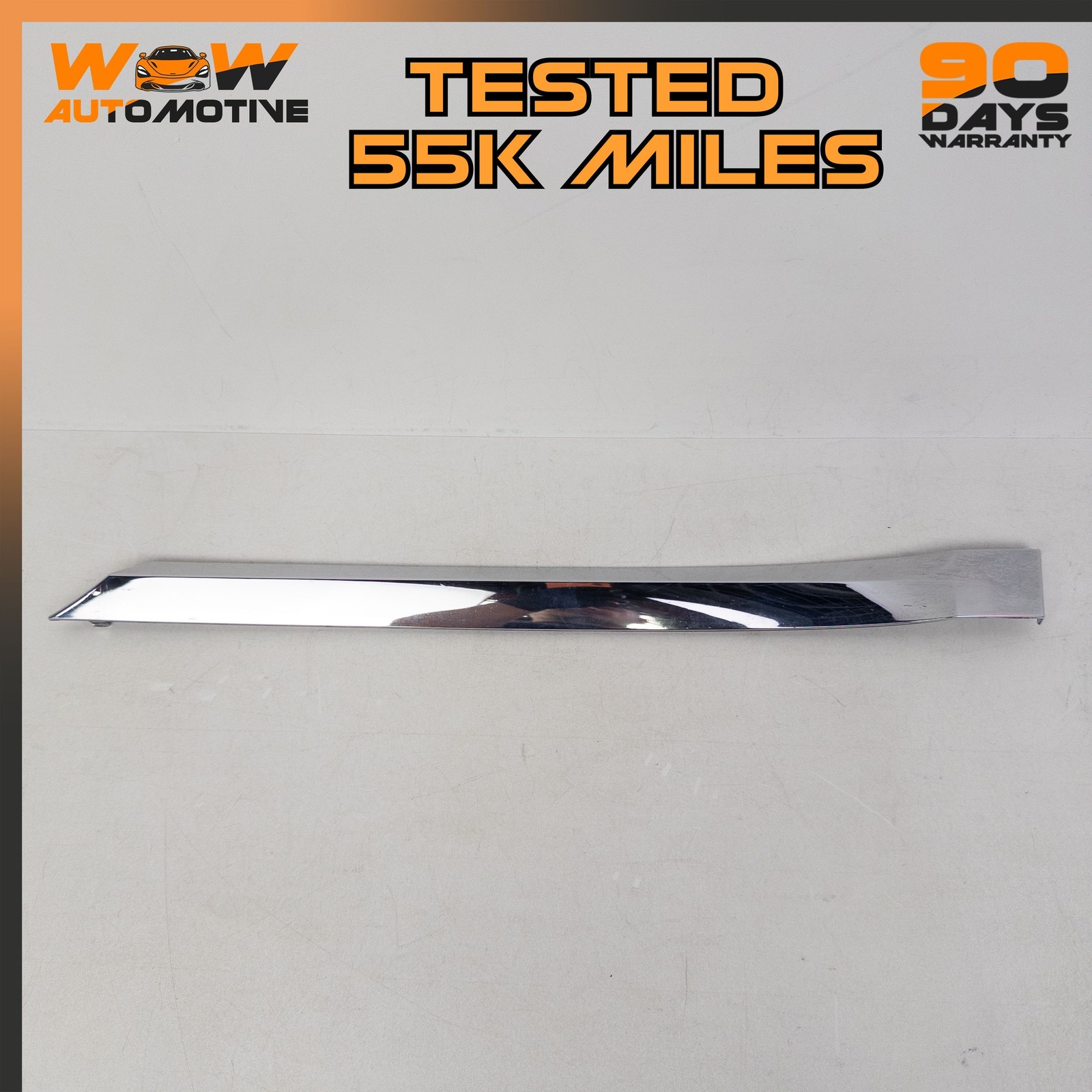 12-17 BENTLEY CONTINENTAL GTC CONVERTIBLE REAR LEFT DOOR LOWER MOLDING TRIM OEM