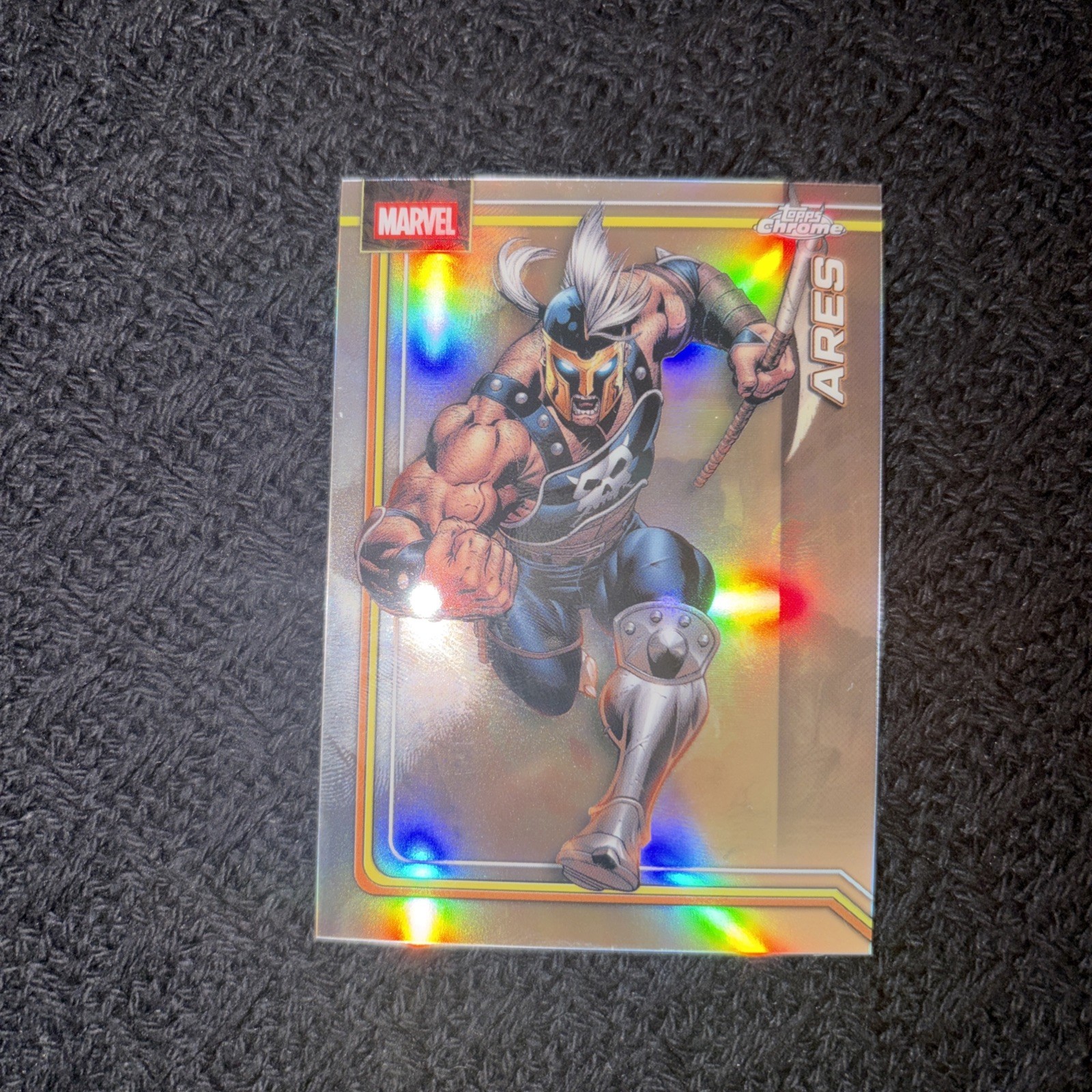 2026 Topps Chrome Marvel Ares Lightning Refractor #008 FREE SHIPPING