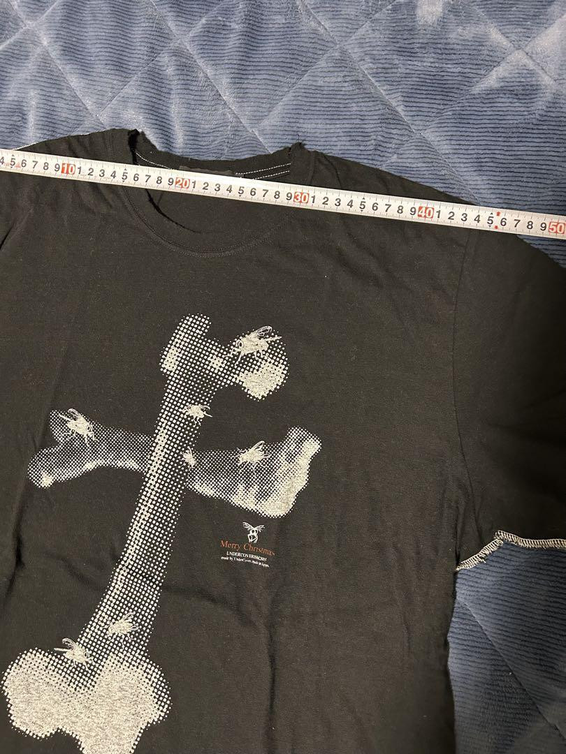 Undercover 03SS Scab Christmas Bone Cross T-Shirt Black Size Undercover 03SS Scab Christmas Bone Cross T-Shirt Black Size