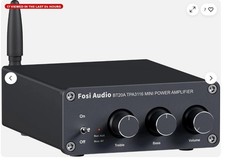 Fosi Audio BT20A Bluetooth Amplifier HiFi Mini Stereo 100W 2.0 Channels TPA3116