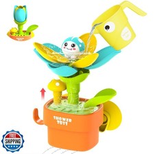 Bath Toys for Kids Ages 1-3: Flower Set with Watering Cup, Toddle