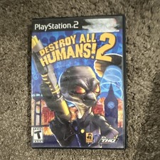 Destroy All Humans! 2 Sony PlayStation 2 Game Action/Adventure T-Teen Manual