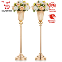 Metall Hochzeit MittelstüCke 67,8Cm Trompete Vase FüR Feier Geburtstag