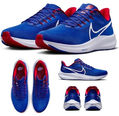 BUFFALO BILLS NIKE Unisex Navy Zoom Pegasus 39 Running Shoes MEN'S SIZE 12 NEW