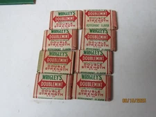 Wrigley's Doublemint Double Strength Chewing Gum Tabs 1918-22 New Old Stock Rare