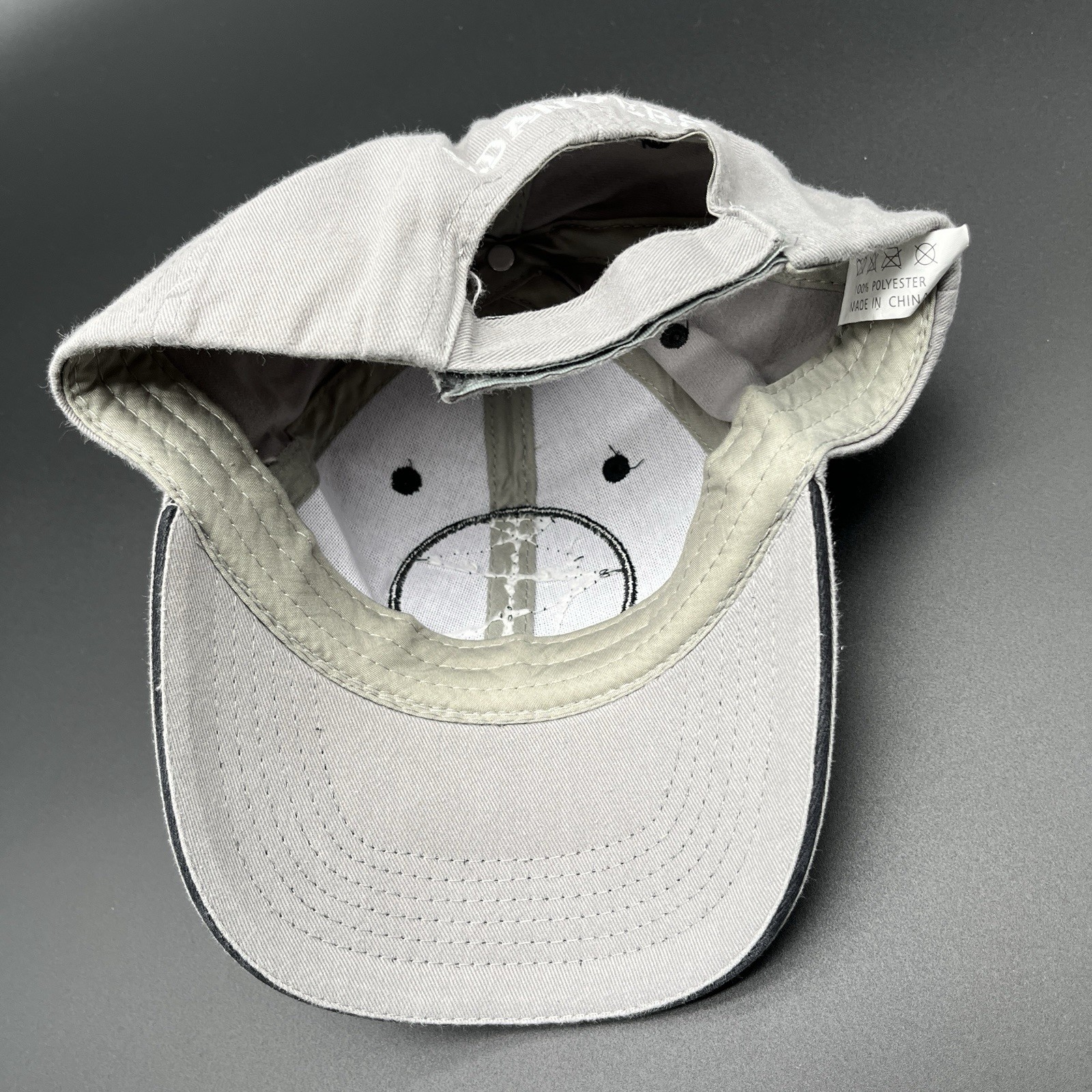 Captain Marvel Hat Gray Adjustable Strapback Cap … - image 9