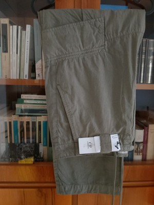 Cp Company Herren Cargo Hose Gr. 52 Neu Etikett grau grün 100% Baumwolle 