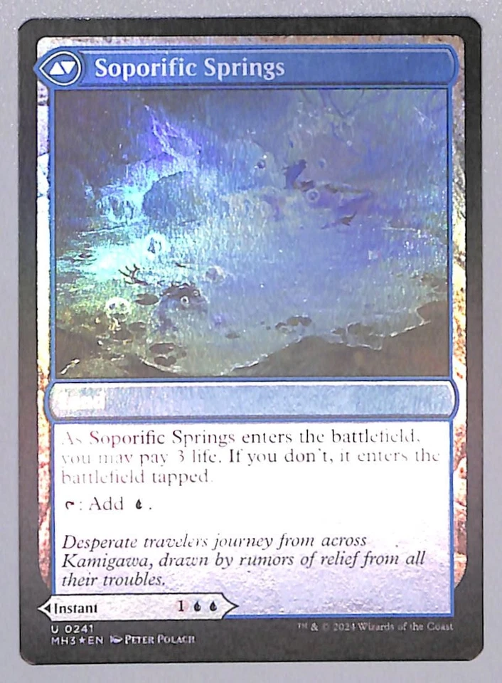Sink into Stupor // Soporific Springs - Foil - 241 - Modern Horizons 3 (MH3) MTG - Image 2 of 2