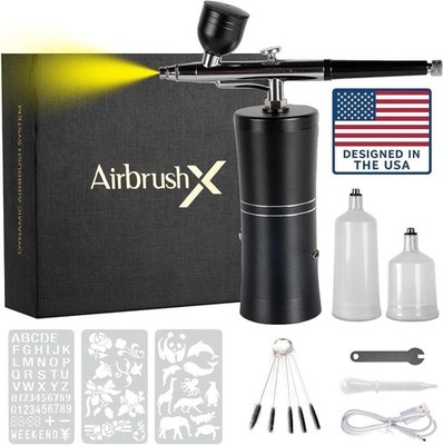 Air Brush Kit with Air Compressor, Barber Airbrush Kit, Airbrush for Nails, A...