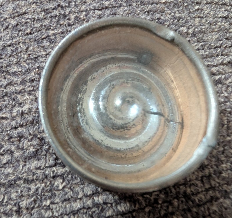 Small Early dexterity Palm Game  Silvertone Metal