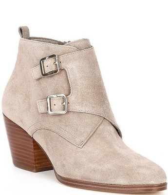 New Michael Kors Women's Loni Suede Ankle Booties Birch Size