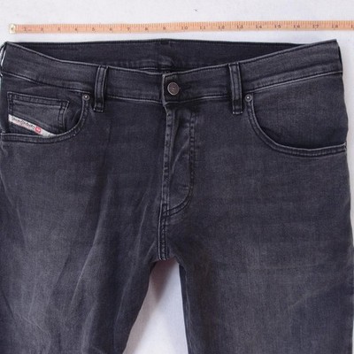 Diesel D-YENNOX 01HAV Stretch Tapered Grau Herrenjeans W34 L30