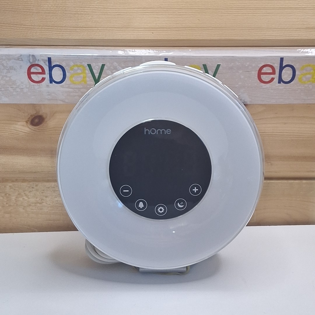 FM Radio Alarm Clock Home Labs Sunrise LED 6 Color Changing Face HME040049N